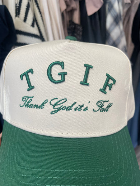 Thank God It's Fall Vintage Hat