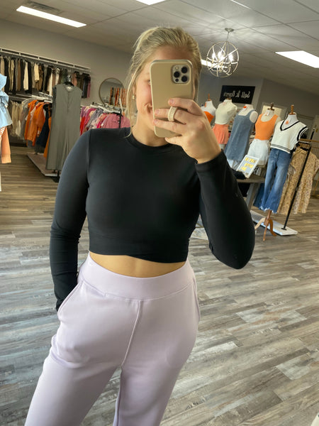 Crossover Active Long Sleeve - Black