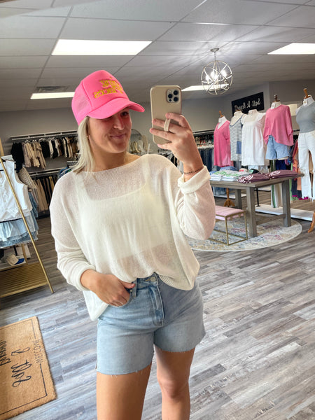 Going Places Trucker Hat - Pink