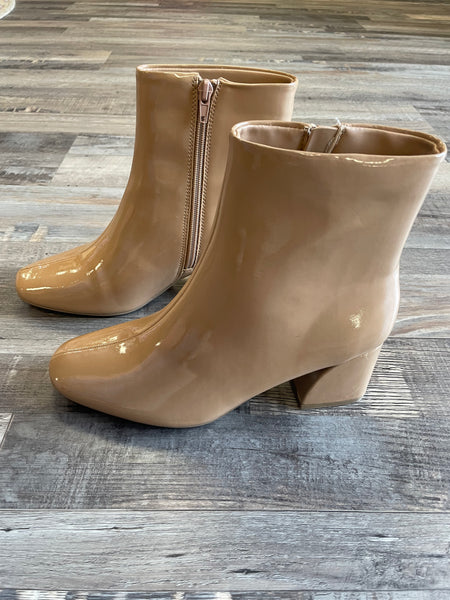 Ultra Shiny Bootie - Camel